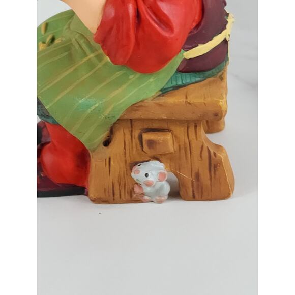 Hallmark Carving Santa Ornament 2001 Christmas Holidays 3" Home Decor Vintage - Picture 7 of 16